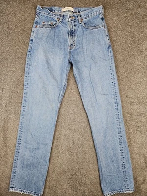 Vintage GAP Slim Straight Jeans Mens 33x32 (30x32) Light Blue Made in USA - Image 1 of 4