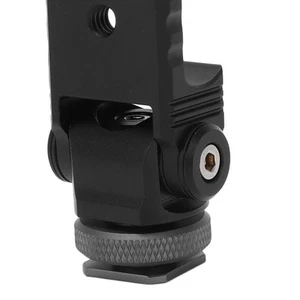 `Phone Tripod Mount With Cold Shoe Mount Rotatable Cell Phone Clamp Holder - Photo 1 sur 12