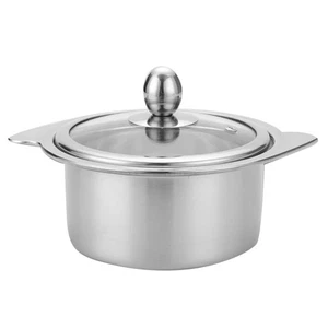 1Pc 14cm Stainless Steel Hot Pot Pot compatible for Induction Cooker - Picture 1 of 12