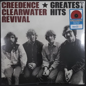 CREEDENCE CLEARWATER REVIVAL "GREATEST HITS" TRANSLUCENT RUBY VINYL NEW - Picture 1 of 4