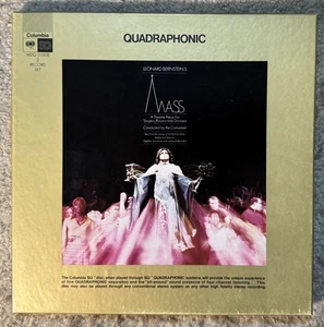 Mass Leonard Bernstein Quadraphonic 2 Vinyl Record LP Box Set w/ Booklet - Mint - Picture 1 of 9