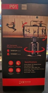 P01 Auto Face Tracking Desktop Gimbal - Phone Holder - Recording - Picture 1 of 6