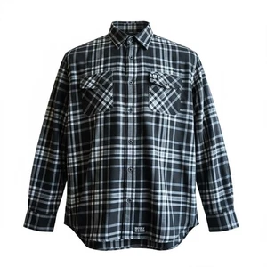 Franela con botones para hombre talla 3XL nueva con etiquetas negra gris born escoria - Imagen 1 de 11