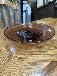 Vintage lila Amethyst Kuchenplatte 12" Durchmesser Top Zustand - Bild 1 von 5