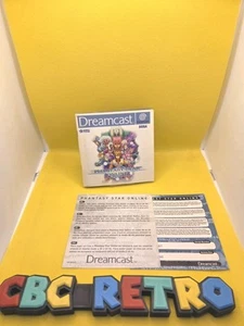 Phantasy Star Online Manual + Reg Cards Sega Dreamcast UK PAL Tracked Post - Picture 1 of 6