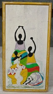 Jose Brasiliense Vintage 1974 Brazilian Modernist Female's Figure Painting - Bild 1 von 6