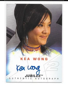 2003 Topps X-Men 2 United Kea Wong Jubilee automático SP RARO autógrafo - Imagen 1 de 1