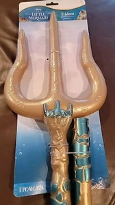 Kleine Meerjungfrau 2023 Film König Triton Dreizack Kostüm Stab Halloween Cosplay - Bild 1 von 4