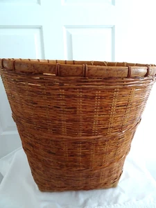 "Cesta de mimbre de colección de 19"" de alto almacenamiento - 22"" de diámetro - mantas - almohadas - decoración- - Imagen 1 de 7