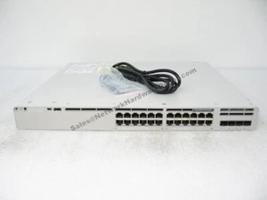 Cisco C9300L-24P-4X-E 24-Port PoE+ 9300L Switch w/ Power - 1 Year Warranty - Zdjęcie 1 z 3