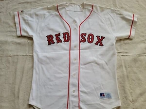 Vintage Russell Athletic Boston Red Sox Home Team Issued Trikot #7 Gr. 44 Nylon - Bild 1 von 12