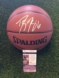 DWIGHT HOWARD HOUSTON ROCKETS AUTO INDOOR/OUTDOOR SPALDING BASKETBALL JSA/COA - Picture 1 of 5