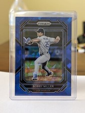 Bobby Miller, 2023 Panini Prizm #154 BLUE CRACKED ICE 