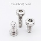 M3-M6 ss Allen Hex Hexagon Socket Ultra Thin Low Flat Wafer Cap Head Screw Bolt