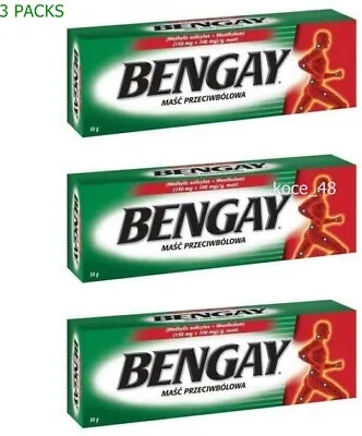 3x50gr. Bengay Pain Relief Ointment-3x50gr=150gr. • 28.50€