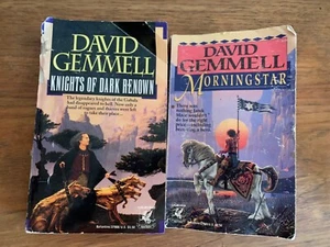 Knights Of Dark Renown & Morningstar, by David Gemmell, 2 pb Fantasy Novels - Picture 1 of 1
