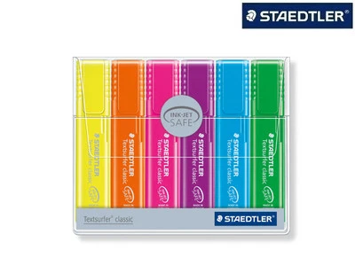 Staedtler Textsurfer classic farb.sort. 364 P WP6 6 Stück Textmarker Leuchtstift - Bild 1 von 3