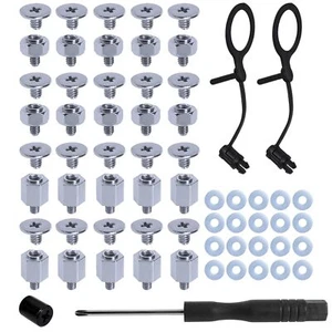 Lot de 25 vis pour carte mère PC M.2 SSD NVMe Kit de montage compatible avec ... - Afbeelding 1 van 5