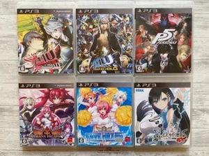 SONY PS3 Persona & Arcana Heart 3 & Love Max & Blade Arcus Shining EX from Japan - Picture 1 of 14