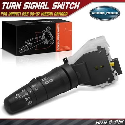 Interruptor de seta para Infiniti G35 2006-2007 QX56 Nissan Titan 2008-2015 Armada - Imagem 1 de 4