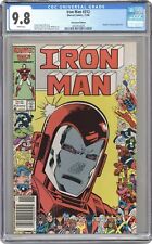 Iron Man #212N CGC 9.8 Newsstand 1986 4387654025