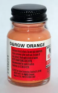 Testors/Floquil Polly Scale "D&RGW Orange" Acrylic Paint - NOS - Picture 1 of 1