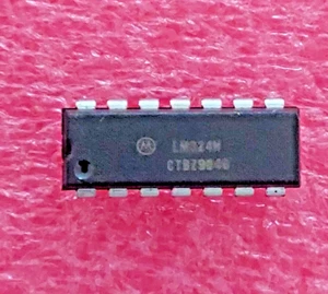 1pcs LM324N POWER QUAD OP AMPLIFIER DIP14 Motorola - Imagen 1 de 2