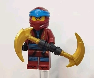 LEGO NINJAGO NYA LEGCAY MINIFIGURE njo491 USED FROM 70680 w/DOUBLE SCYTHE - Picture 1 of 3