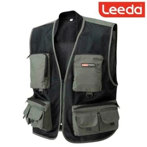 Leeda Profil Lightweight Multi Pocket Fly Fishing Vest Waistcoat - All Sizes - Picture 1 of 1
