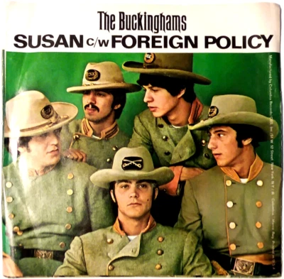 THE BUCKINGHAMS - Susan / Foreign Policy - 45rpm 7" 1968 Columbia 44378 Pic Slev - Image 1 of 4