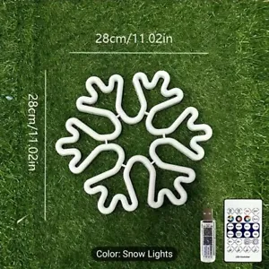 snow lights LED modeling lights (double-sided bright) USB decorative Garden  - Picture 1 of 7