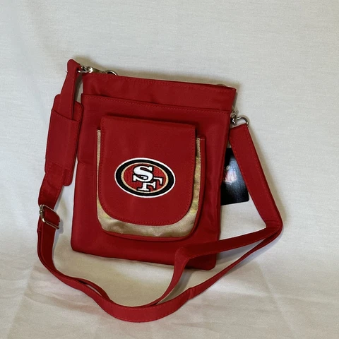 San Francisco 49ers Purse High Quality Shoulder Bag Multi Pocket Strap Cover