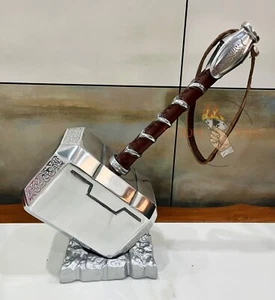 Full Metal CATTOYZ 1:1 The Avengers Thor Hammer Replica Props Mjolnir Gifts - Picture 1 of 8