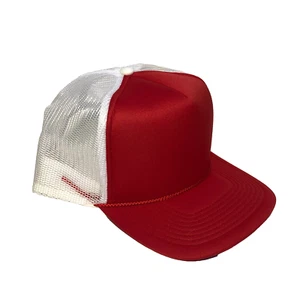 Vintage Mütze 24 Stück San Sun rot weiß Snapback Mesh Trucker Caps DEADSTOCK - Bild 1 von 8