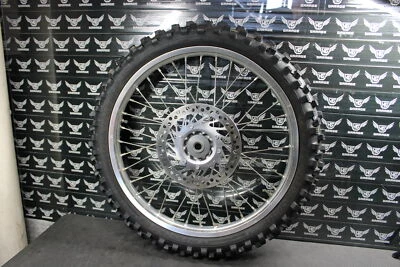 1998 HONDA CR125R OEM FRONT WHEEL RIM HUB ASSEMBLY 44635-MAC-680 44701-KZ4-J01 - Image 1 of 4