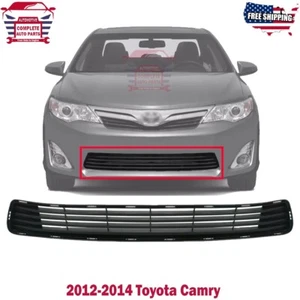 Front Bumper Lower Grille Textured Black Plastic For 2012-2014 Toyota Camry - Bild 1 von 6