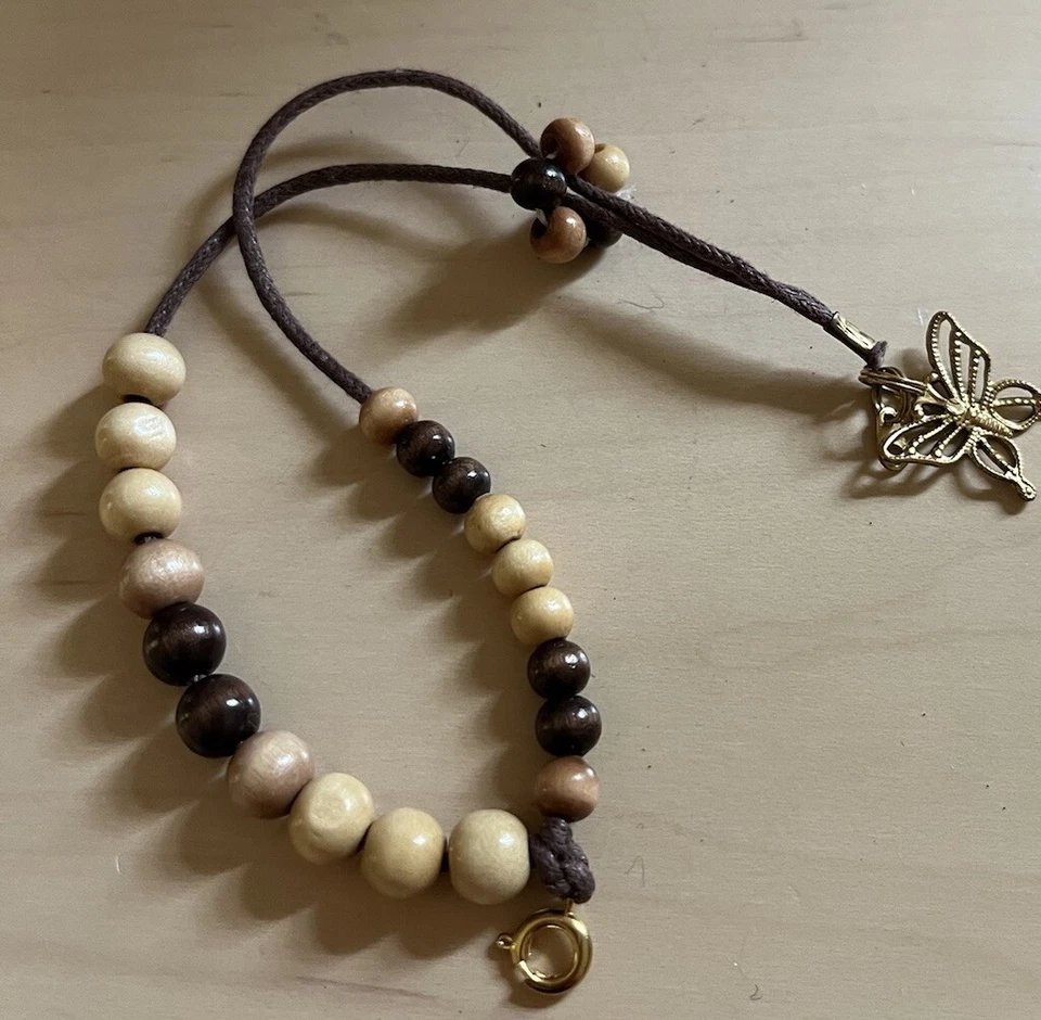 Pulsera Contador de Filas Deslizante para Tejer Crochet, Cuentas de Madera Foto 1 de 1