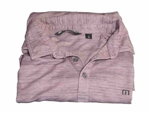 Travis Matthew Herren Kurzarm Lila Golf Polo XL Logo Pima Baumwolle - Bild 1 von 7