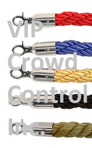 Stanchion Braided Rope with 1.5" Diameter, VIP Crowd Control - Picture 1 of 18