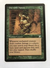 One with Nature - Magic MTG - Scourge - English - Uncommon - Mint/NM
