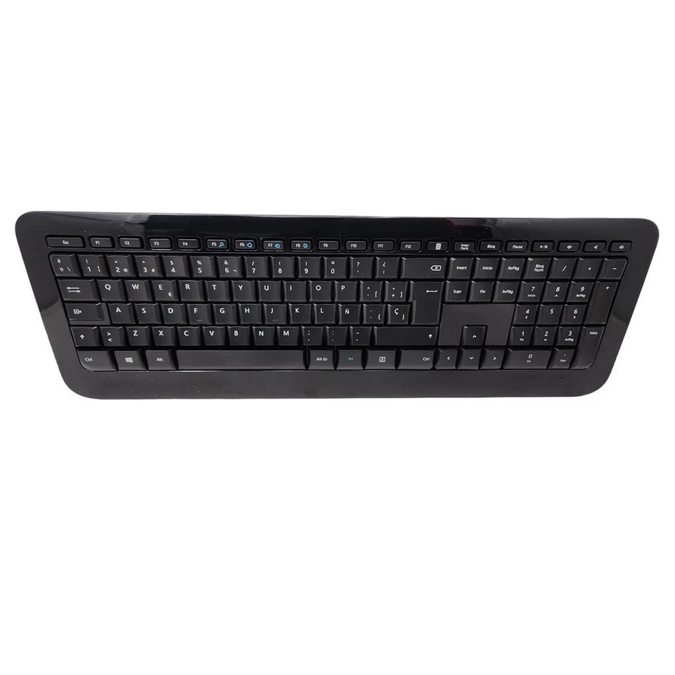 Microsoft Wireless 800 Desktop & Mouse USB Spanish QWERTY Layout 2LF-00008 - Image 1 of 3