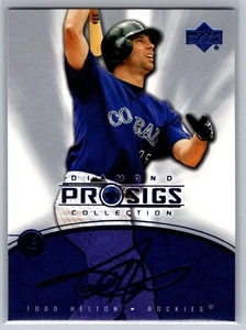 2004 Diamond Collection Pro Sigs Todd Helton #32 Colorado Rockies - Bild 1 von 2