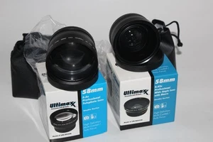 2 Ultimax Studio Series 58mm 2.2x Professional New Telephoto Lens Auto Focus - Picture 1 of 4