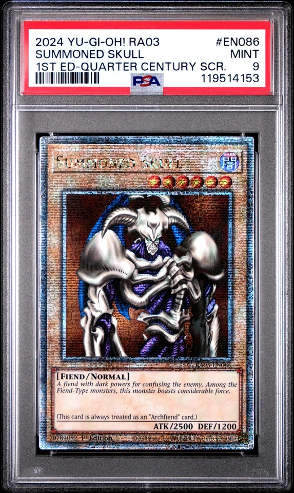 PSA 9 RA03-EN086 QUARTER CENTURY SUMMONED SKULL  - Image 1 of 1