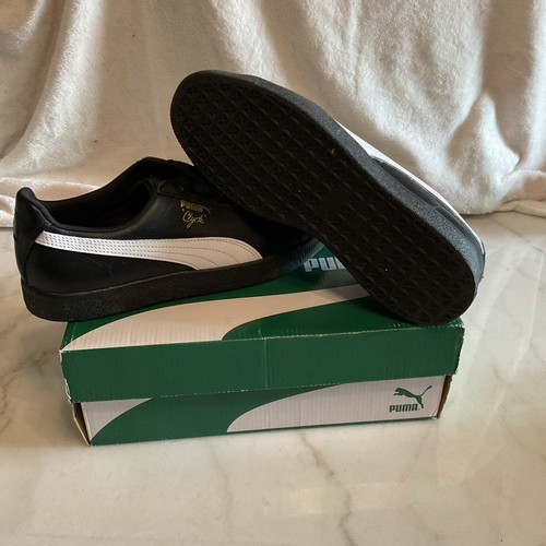 [364669 06] PUMA CLYDE CORE L FOIL NERO *NUOVO* Taglia 10