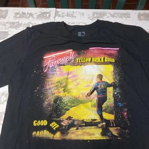T-Shirt Elton John 2022 Farewell Goodbye Yellow Brick Road Tour schwarz Gr. Lg Tee - Bild 1 von 7