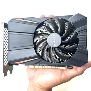Nvidia Gigabyte GeForce GTX 1050 Ti 4GB GDDR5 PCIE 3.0 x16 GPU See Video! Tested - Picture 1 of 22