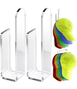 Acryl Klar Hut Organizer 2er Pack, Hutablage, Kleber - Kein Bohren, Mehrzweck - Bild 1 von 3
