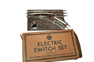 Marx Spur O27 rechts Handweiche mit elektrischem Schaltkasten - Bild 1 von 1