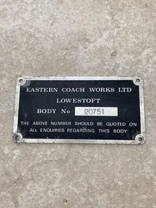 ECW Karosserieblech von Daimler Fleetline CWE 782N South Yorkshire PTE SYT PORTOFREI - Bild 1 von 1